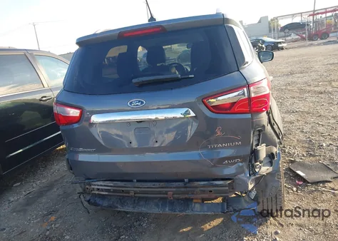 2018 Ford Ecosport Titanium from USA, damaged, VIN MAJ6P1WL1JC195139